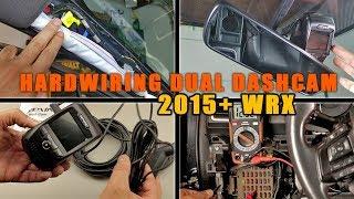 How to Install (Hardwire) Dual Dash Cam in WRX: Rexing V1P 3rd Gen