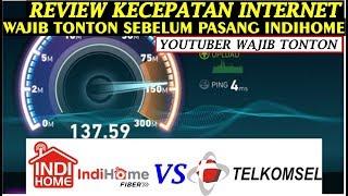 Review Kecepatan Indihome 10Mbps VS Telkomsel 4G | Jangan pasang Indihome kalo suka Live Streaming