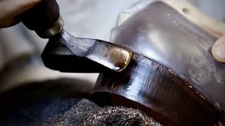 Making Adelaide Oxford Shoes in Italian Calf Leather