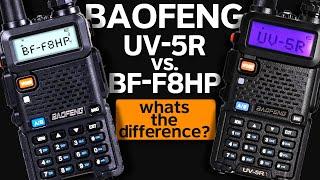 What Is The Difference Between A Baofeng UV5R And A Baofeng BF-F8HP - Is An 8 Watt Baofeng Better?