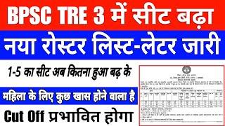 BPSC TRE 3.0 में 1-5 का कितना सीट बढ़ेगा | bpsc Tre 3.0 में जुटेगा बैकलॉक रिक्ति | 1-5 new रोस्टर