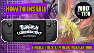 Pokémon Luminescent Platinum STEAM DECK INSTALL The ULTIMATE Brilliant Diamond MOD