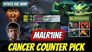 Malr1ne Viper Cancer Counter Pick anti ATF Timbersaw and Satanic Phantom Assassin.