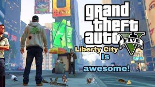 Liberty city in GTA 5 is awesome! (Liberty City Preservation Project mod)