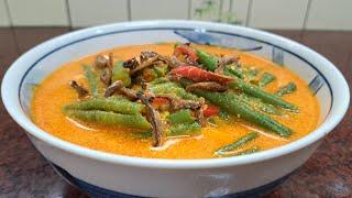 MENU SAYUR KUAH SANTAN KENTAL DAN GURIH  ALA NDESO BIKIN NAMBAH NASI || GULAI KACANG PANJANG