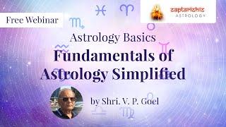 Fundamentals of Astrology Simplified By Shri. V. P. Goel - Astrology Basics