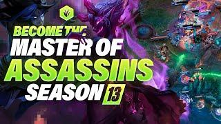 Ultimate ASSASSIN Jungle Guide: Routes, Playstyle, Teamfighting! | Season 13 League of Legends