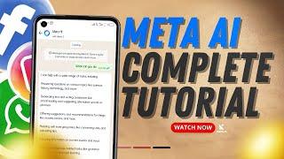 How to Use META AI on WhatsApp and Facebook || Meta Chatbot & Free AI Image Generator