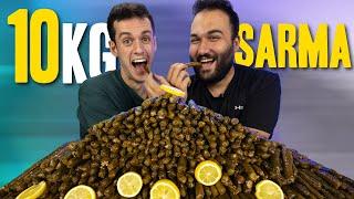 10 KİLO YAPRAK SARMA YEDİK! @orkunisitmak