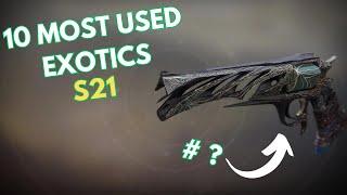 10 Most Used Exotics In PvE (Season 21) | Destiny 2