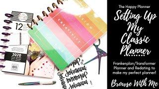 Setting Up My Classic 2021 Planner | Frankenplanner/ Transformer Planner | The Happy Planner | MAMBI