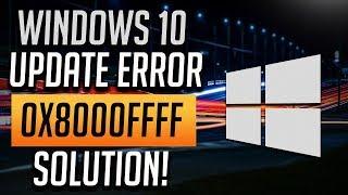 How to Fix Windows Update Error 0x8000ffff in Windows 10 [Tutorial] 2023