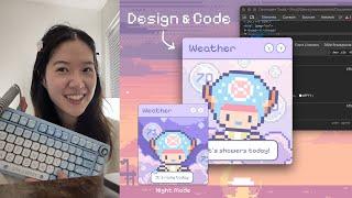 Coding a one piece theme weather app from scratch (cozy & aesthetic html & css)