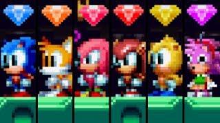Sonic Mania Plus - All Baby Characters & Super Forms