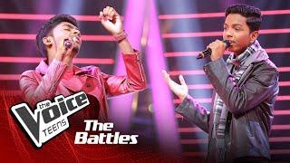 The Battles : Sasindu Raveen V Yugendran Paniyarthnam | Kadhal Rojave | The Voice Teen Sri Lanka