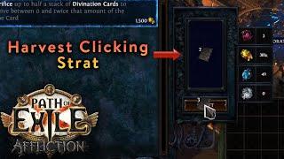 PoE 3.23 - Harvest bench clicking strategy #pathofexile