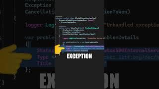 Did you try the new IExceptionHandler in ASP.NET Core 8?