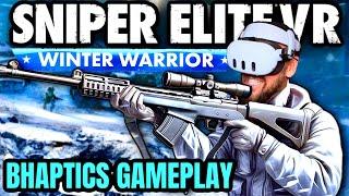 Sniper Elite VR: Winter Warrior bHaptics Gameplay on Meta Quest 3