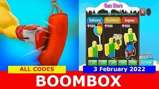 NEW UPDATE [BOOMBOX] ALL CODES! Gym Tycoons! ROBLOX | February 3, 2022