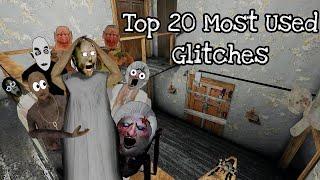 Most 20 used Glitches In Granny New Update 1.8.2