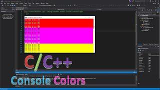 How to change text color in console apps using C/C++ on Windows