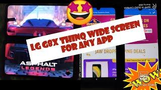 wide mode for any app in lg g8x in telugu|| enable dual screen for any app in telugu||telugu lo