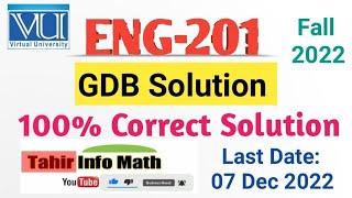 ENG201 GDB Solution 2022