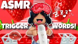 Roblox ASMR ~ SUPER RELAXING TRIGGER WORDS!! (Strawberry Obby ) ʚɞ ⁺˖ ⸝⸝