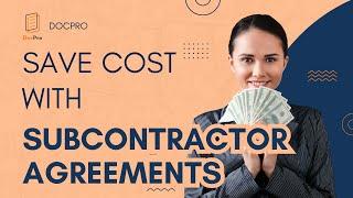 Mastering Subcontractor Agreements: How to Draft and Use Them Effectively | DocPro Channel