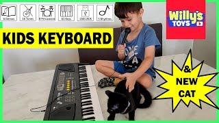 M SANMERSEN Kids Piano / Keyboard with Microphone REVIEW - Willy's Toys