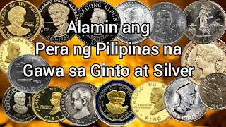 Alamin sa video na ito: Pera ng Pilipinas na gawa sa Ginto at Pilak rare at proof coins