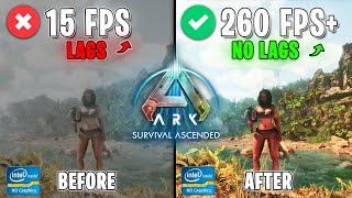 Ark Survival Ascended - BEST SETTINGS for MAX FPS - Fix FPS Drops & Lags!