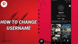 How To Change Username On Pinterest App