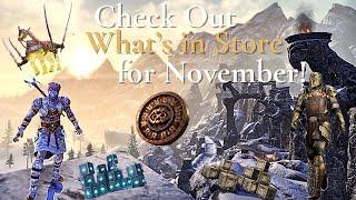 ESO …Interesting Crown Store Showcase + Login Rewards (November 2024 Review)