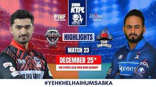 Highlights DHA Dabanggs VS Gulshan Gabroos - Match 23 - KTPL S4