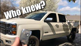 Chevrolet Silverado SECRET Key FOB Features