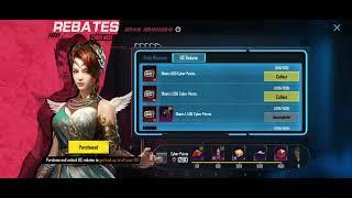 how to collect cyber sign in perks rebates in pubg | how to collect our all uc in pubg