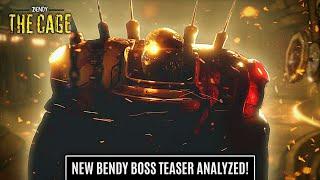 NEW BENDY ROBOT BOSS??? Teaser Analysis (Bendy: The Cage)