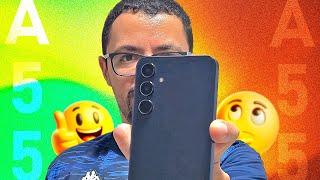 GALAXY A55: 7 Coisas que GOSTEI e 2 Coisas que NÃO GOSTEI! (Vale a Pena?)