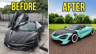 FULL BUILD - REBUILDING A CRASH DAMAGED MCLAREN 720S