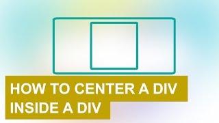 How to center a div inside a div with html and css