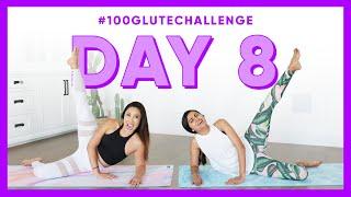 Day 8: Clamshell Kick! | 100 Glute Challenge w/ Vidya Vox