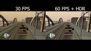 30 FPS VS. 60 FPS + HDR - GTA SAN | Sr. M Leazim