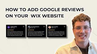 How to Add Google Reviews on Your Wix Website (Testimonial Slider)