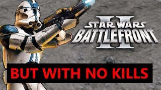 Is it possible to beat the Classic Battlefront II campaign without killing anyone?