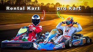 Driving A PROFESSIONAL KART vs RENTAL KART