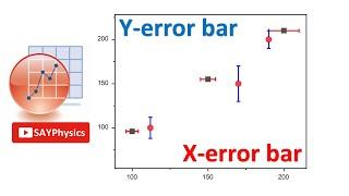 How to plot data with X and Y error bars in origin: tips and tricks