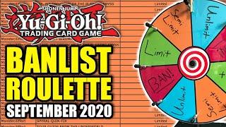 Yu-Gi-Oh! September 2020 Banlist Roulette!