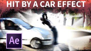 Hit by a Car (Accident) After Effects Visual Effects tutorial | Car Crash VFX