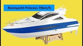 AMEWI Rennboot Princess 70km/h Geschwindigkeits Test